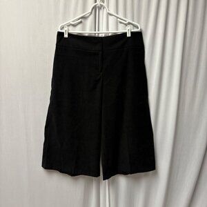 Briggs New York Gaucho Womens Size 16 Black Sueded Wide-Leg Pants NEW